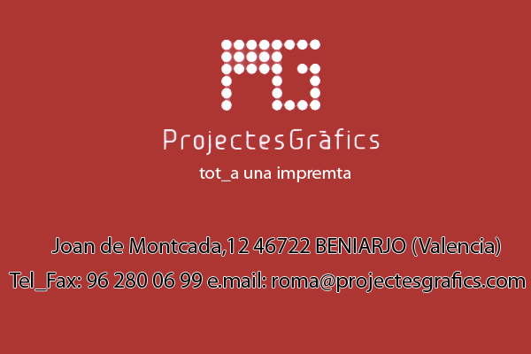 Impremta projectes grafics